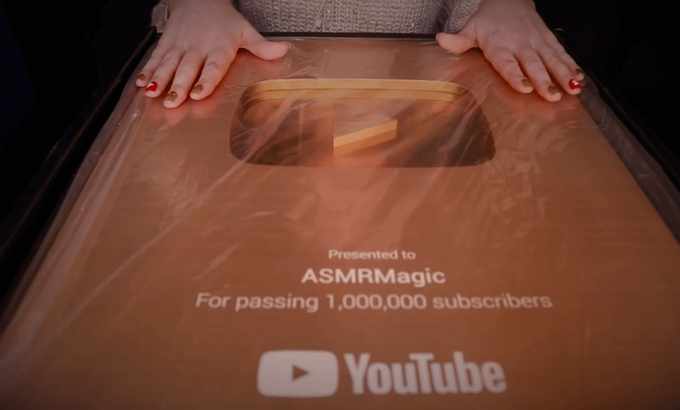 Magic ASMR魔法✨黄金播放按钮取消装箱，我的故事，焦虑与感恩❤️