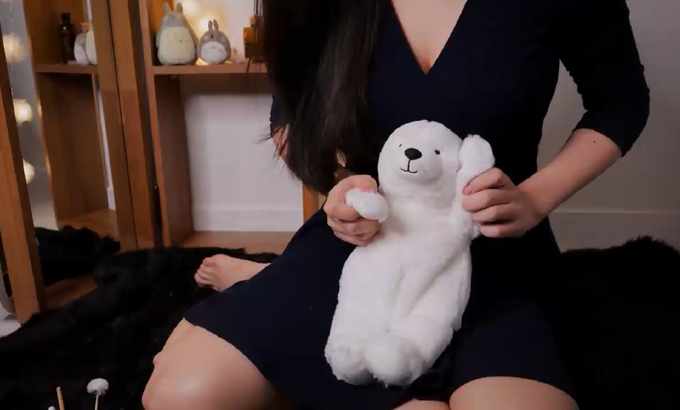 MELODY 无人声 ASMR北极熊?耳朵清洁+雨声无语