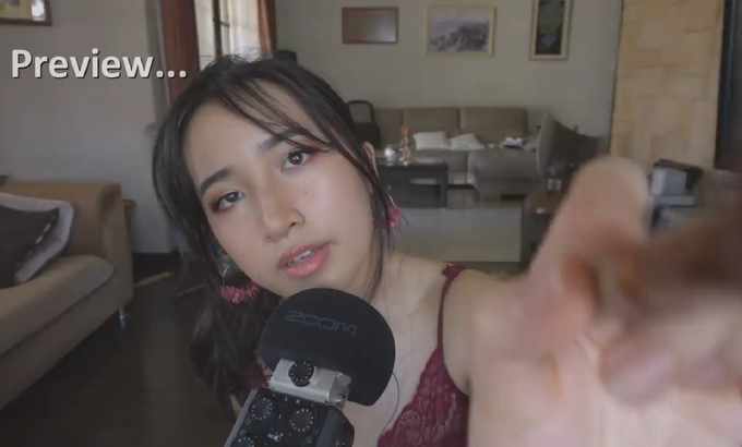 Clareee 多重纹理的脸上的ASMR个人注意事项?