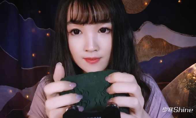 少寒Shine 无人声【ASMR Shine 98】泥浆，绿色花泥和纯白色观音泥的双重玩法