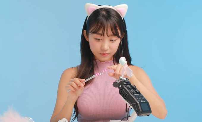 Milky ?ASMR 最刺痛? 猫玩具播放声音 ?
