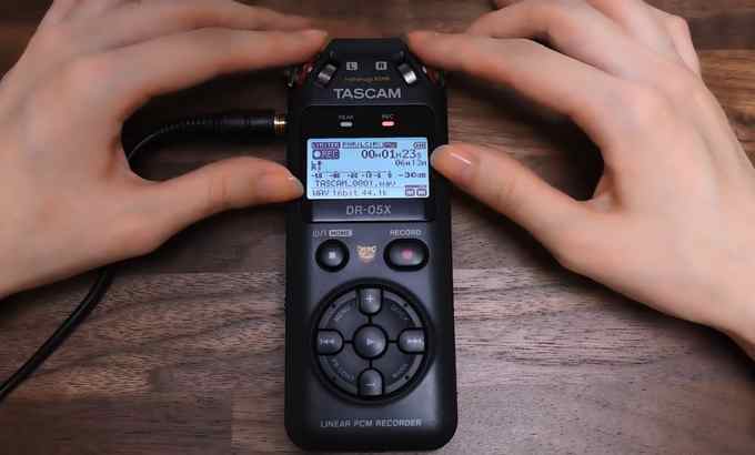 Hatomugi [耳语] TASCAM DR-05X使用 ASMR录制方法/触摸麦克风的声音