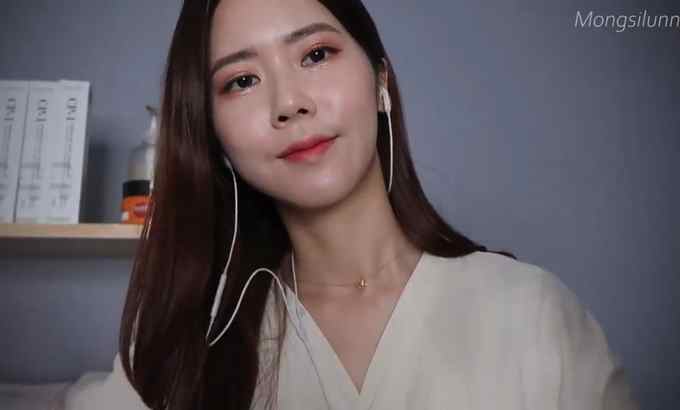 Mongsilunnie ASMR（sub）睡眠诱导毛发护理（理发，梳理，治疗，按摩，卷发器，洗发水）