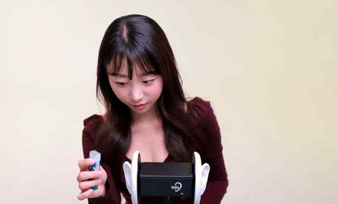 Milky ASMR?嚼口香糖！?刺激的声音...?