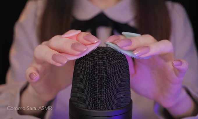 Coromo Sara ASMR 用于睡眠的深低音脑部按摩（新麦克风“FIFINE K690”）