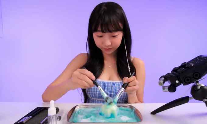 Milky ASMR?沐浴炸弹的声音?泡泡浴炸弹的声音！