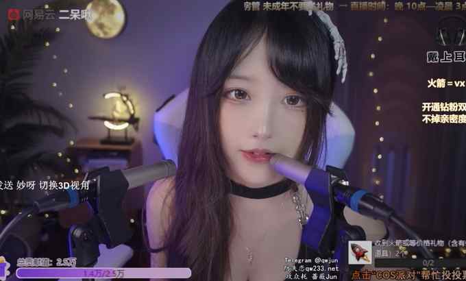 二呆酱 中文ASMR 二呆婆娘梦幻口腔音6 蔷薇Jun