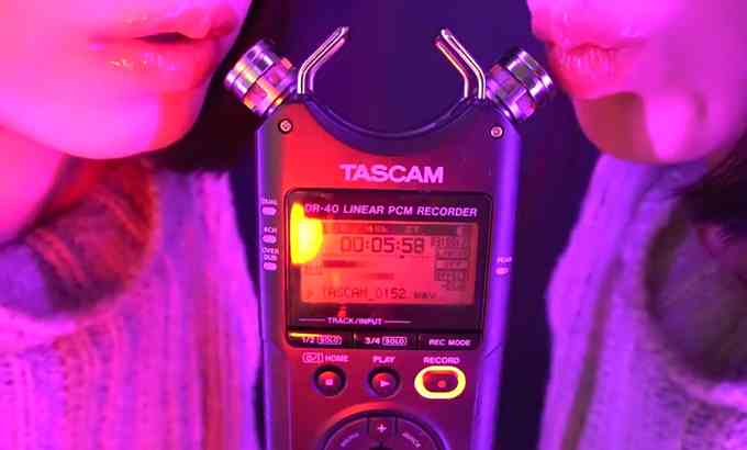 うーちゃん ASMR 摇嘴触发器 塔斯卡姆麦克风