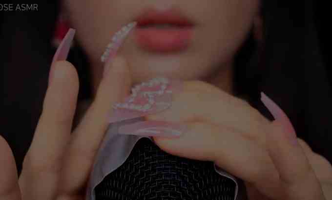 Rose [ASMR] 布基胶带脑部按摩，黏糊糊的声音