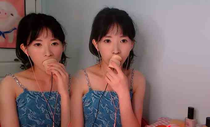 ZhiMa芝麻对辣 ASMR 双耳舔 双人舔耳口腔音