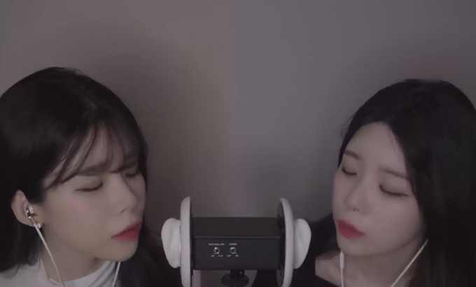 yeonchu ASMR 双胞胎听不见且耳鸣😴刺痛！