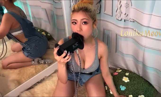 LonikaMeow ASMR 3Dio |CK & Jeans,缓慢舔、嘴发出声音、吃耳朵, 舔耳,刮擦、触发、敲击 #廣東話ASMR