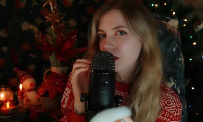 Yarify ASMR ✧ 口部声音和拨开负能量 🎄 圣诞氛围 🎄