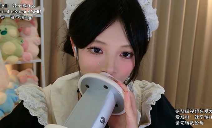 Karai【Karai ASMR】耳语 ASMR轻语睡眠引导+草莓蛋糕食音口腔音