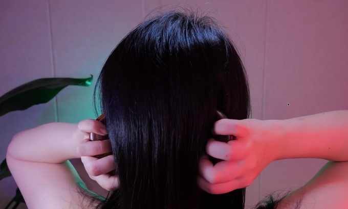 PPOMO ASMR 超级困倦头皮按摩和头部敲击与刷牙💆