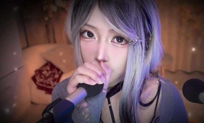 二呆酱 第一次感到刺痛 💜 ASMR