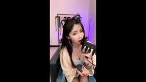 灵儿 ASMR 口腔音 亲吻 美腿 黑丝