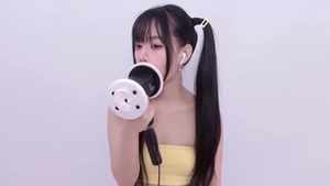 晓美 🥰晓美 Xiao Mei ASMR 舔耳口腔音喘息 舔耳朵 舔和吃 舔耳朵