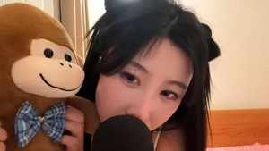 Enzao asmr 玩偶助眠，抓挠和口腔音