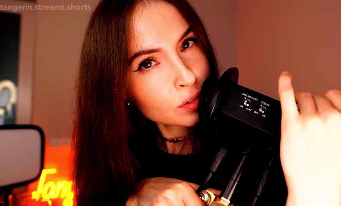 Tangerin Streams ASMR 口腔声音 / 舌头深层颤动 / 织物抓挠 | Tangerin