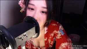 轩子巨2兔 日本和服女人ASMR舔耳福利