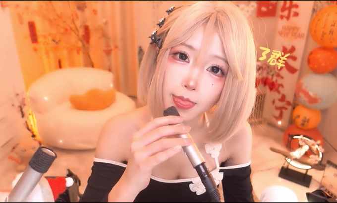 二呆酱 二呆啾 摩擦ASMR舔耳福利