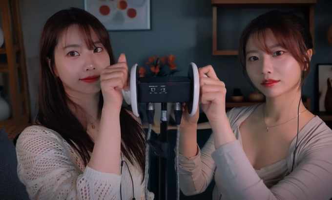 Suna 来吧，让 ASMR 双胞胎不停地按摩和清洁你的耳朵👂notalking