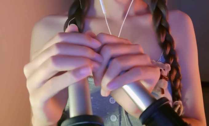 Bear sleeps in the diary【ASMR】手指刮擦麦克风的声音