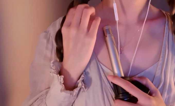 Bear sleeps in the diary【助眠ASMR】手指敲击锁骨的声音