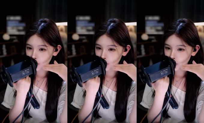 恩七不甜 无人声【ASMR/恩七不甜】口腔音精剪2 ASMR 嘴巴发出声音和舔耳朵切割（不说话）