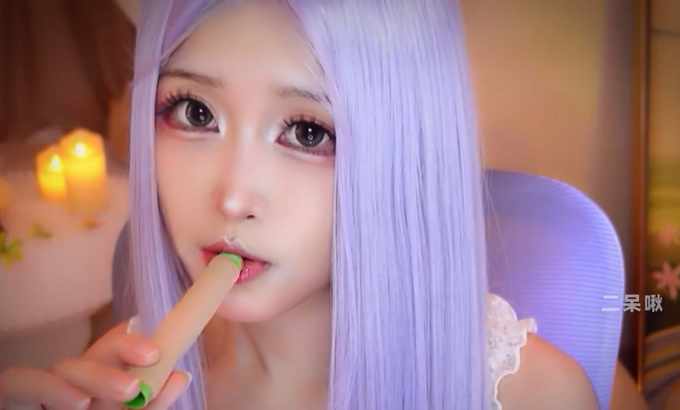 二呆酱 舔耳口腔音 ASMR｜嘴巴超忙的一集｜二呆啾的助眠放松视频