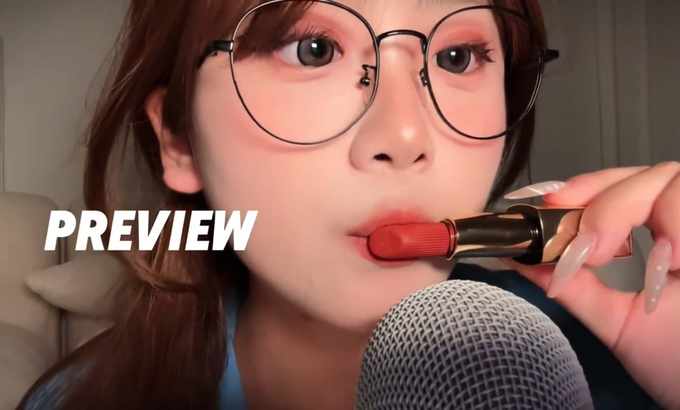 ASMR 无人声｜口红试色酥麻口腔音💄 无人声（只有说色号的声音） 极致解压助眠的口红触发音 听着听着就犯困！💤#asmr口腔音 #asmr助眠 #雅诗兰黛口红试色