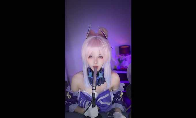 萌夏茉XiaMo ASMR | 快速环绕双耳耳语、舌音和口腔声音