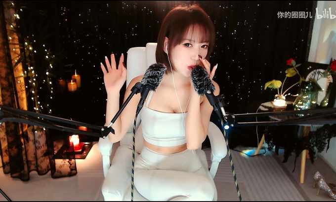 众乐-圈圈 嘴巴催眠轻语秒睡  亲亲口腔音  抚摸舒缓焦虑 瑜伽服 圈圈ASMR