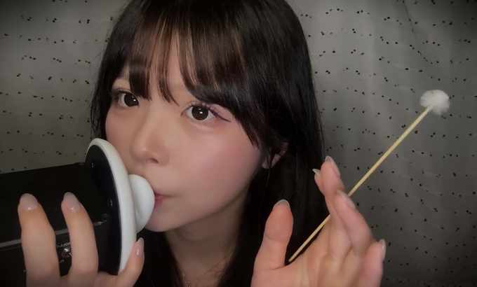 하녕 hanyung ASMR 超近距离3dio耳语和耳部清洁🌙