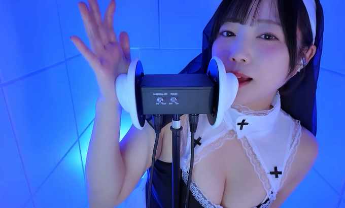 羽咲みはる うさちゃん🐰【ASMR】伴着拟声词轻声在你耳边按摩 ♡ 精油 ♡ 乳霜