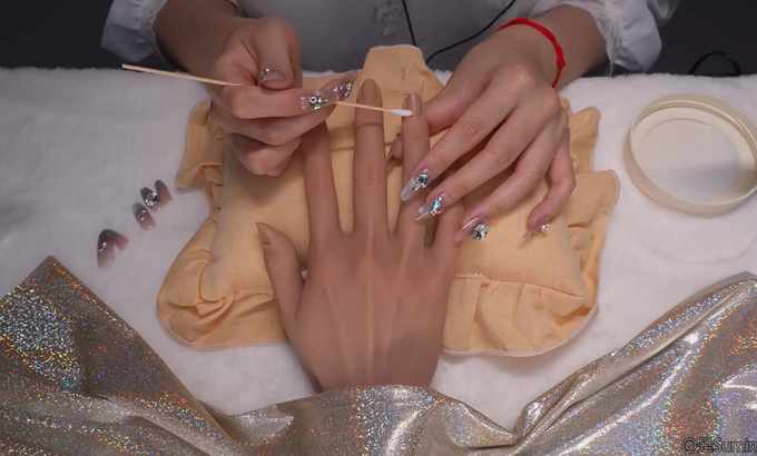 Sumimi ASMR声音：卸甲体验（黑心美甲店）| 触发音、酥麻感 黑心美甲店体验