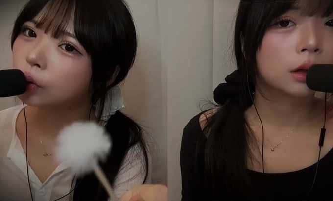 하녕 hanyung ASMR 诡异双胞胎左右分层词语重复触发词重复