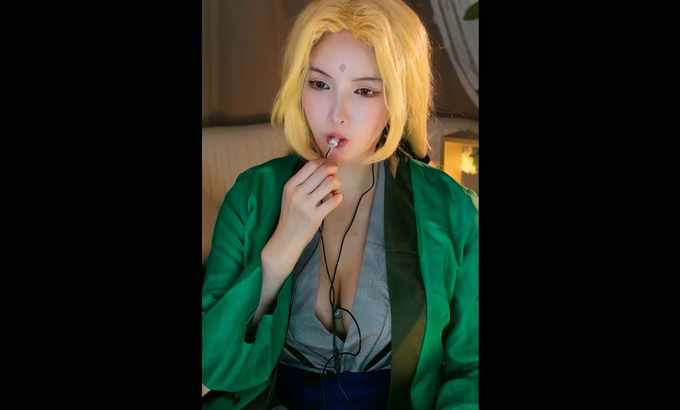 大艺术嘉carrie ASMR 纲手口腔音 芦荟胶