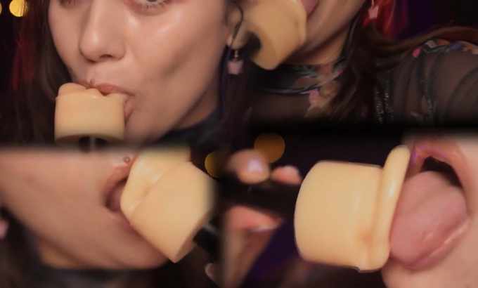 Honeygirl ASMR 管麦 3dio 舔耳合辑