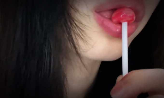 Nana困薯 ASMR 黏糊糊口💦画➕棒棒糖🍭