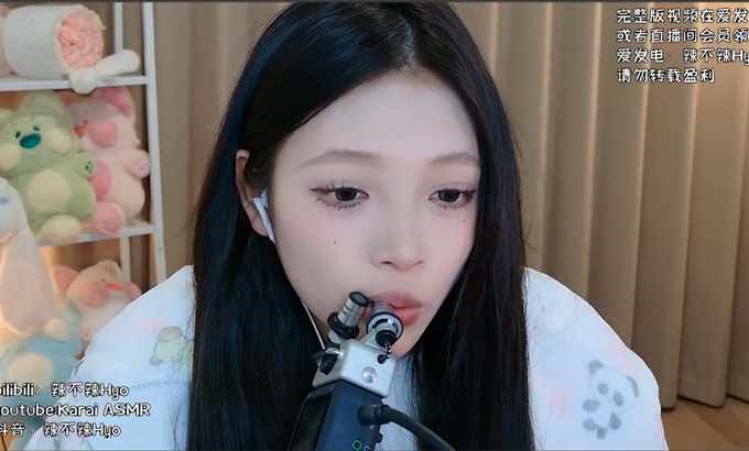 辣不辣Hyo ASMR zoom录音笔孔雀鱼