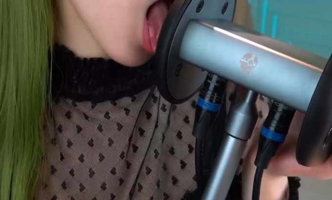 小羊咩/小羊喵 ASMR 口腔音 极致甜耳，大力摇晃 新活！07/43 腿枕黏糊糊的搓耳 12/50