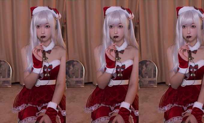 二呆酱 二呆啾 ASMR 口腔音 圣诞