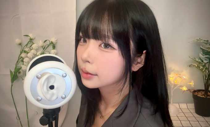 하녕 hanyung ASMR 3dio 左右声道听不到（大量口腔和衣物摩擦声）
