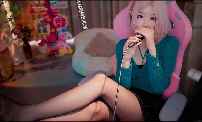 二呆酱/二呆啾 ASMR 吃苹果干